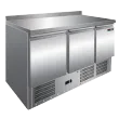 Saladette réfrigérée 3 portes inox REDFOX