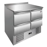 Saladette réfrigérée 4 tiroirs inox REDFOX