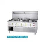 Fourneau wok 5 br�leurs en triangle DIAMOND