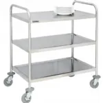 Chariot inox 3 plateaux CASSELIN