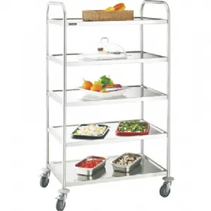 Chariot inox 5 plateaux CASSELIN CCI5
