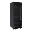 Armoire  boisson 1 porte vitre 360 Litres noir sans bandeau CUISTANCE