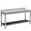 Table inox murale dmontable Largeur 700mm - Profondeur 700mm DIAMOND - TL771A/KD