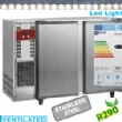 Arrire-bar rfrigr 2 portes pleines battantes inox DIAMOND