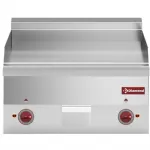 Plancha professionnelle électrique lisse 2 zones DIAMOND profondeur 600mm