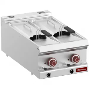 Friteuse professionnelle lectrique 2 x 7 Litres DIAMOND profondeur 700mm E7/F2V64T-N_PROMO