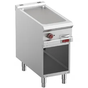 Plancha professionnelle �lectrique lisse en fonte 1 zone sur baie libre DIAMOND profondeur 900mm E9/PLA4-N_PROMO