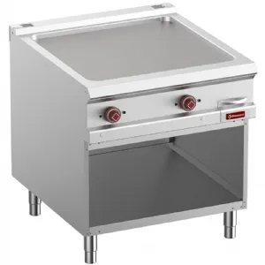 Plancha professionnelle �lectrique lisse en fonte 2 zones sur baie libre DIAMOND profondeur 900mm E9/PLA8-N_PROMO