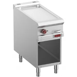 Plancha professionnelle �lectrique lisse en chrome 1 zone sur baie libre DIAMOND profondeur 900mm E9/PLCA4-N_PROMO