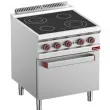 Fourneau vitrocramique 4 zones SUR four lectrique DIAMOND