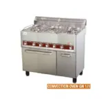 Fourneau 5 feux vifs sur four lectrique GN1/1 DIAMOND