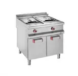 Friteuse professionnelle �lectrique 2x20 Litres sur placard gamme 900 DIAMOND
