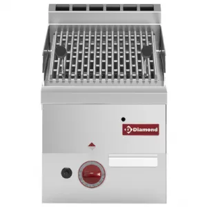 Grill charcoal pierres de lave simple DIAMOND profondeur 600mm G60/GPL3T-N_PROMO