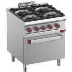 Fourneau 4 feux vifs sur four lectrique GN1/1 DIAMOND