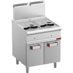 Friteuse professionnelle gaz 2x14 litres sur placard DIAMOND G7/F28A7-N_PROMO