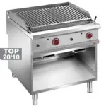 Grill charcoal double � gaz sur baie libre DIAMOND profondeur 900mm