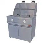 Friteuse professionnelle gaz 2 cuves rondes DIAMOND