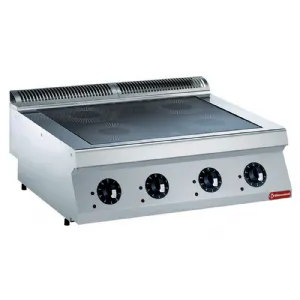 4 foyers induction  poser profondeur 700mm DIAMOND E17/4ID8T-N_PROMO
