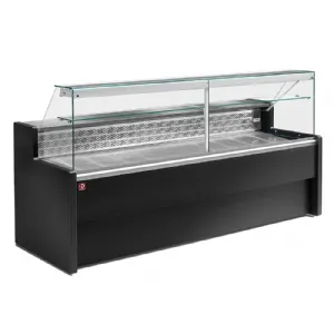 Vitrine rfrigre horizontale HILL PLUS noire longueur 2000mm DIAMOND RO20/B5-R2_PROMO