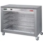 Armoire vitrine chauffante 60 poulets, sur roues
