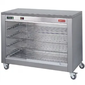 Armoire vitrine chauffante 60 poulets, sur roues RVC60-CM_PROMO