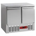 Saladette n�gative inox 2 portes DIAMOND