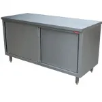 Meuble inox central portes coulissantes 1600x600mm DIAMOND - TA166/B Meuble inox central portes coulissantes 1600x600mm DIAMOND - TA166/B
