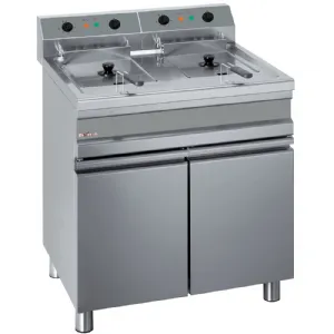 Friteuse professionnelle lectrique 2x14 litres sur socle Diverso by DIAMOND WR-EF28-E2_PROMO