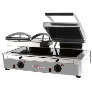 Appareil � paninis professionnel vitroc�ramique double Diverso by DIAMOND WR-LGVE-62_PROMO