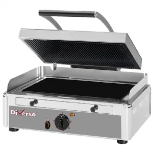 Appareil  paninis professionnel vitrocramique simple DIAMOND WR-MGVE-45_PROMO