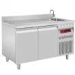 Table rfrigre avec vier 2 portes profondeur 700 DIAMOND
