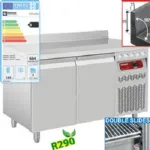 Table rfrigre adosse 2 portes profondeur 700 DIAMOND DT131/R2A