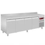 Table réfrigérée 4 portes avec dosseret profondeur 700 DIAMOND DT224/R2A Table réfrigérée 4 portes avec dosseret profondeur 700 DIAMOND DT224/R2A