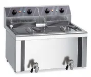 Friteuse professionnelle �lectrique 2x12 Litres � poser MBM