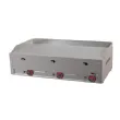 Plaque de cuisson 97x48 à gaz chrome durable rainurée et lisse TOP | REDFOX