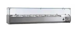 Vitrine  ingrdients rfrigre  poser 1800mm pour bacs GN 1/3 L2G VRX1800/380