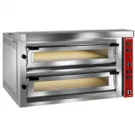 Four  pizza lectrique 2 chambres 2x6 pizza entirement rfractaire LARGE DIAMOND