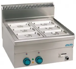 Bain-marie lectrique double MBM profondeur 600mm EBM66_PROMO