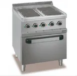 Fourneau 4 plaques carr�es sur four �lectrique MBM - MAGISTRA 700
