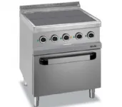 Fourneau 4 plaques intgres sur four lectrique MBM - MAGISTRA 700