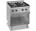 Fourneau 4 feux vifs sur placard ouvert MBM - MAGISTRA 700