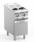 Friteuse professionnelle �lectrique 2x7 Litres sur coffre MBM - DOMINA PRO 700