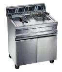 Friteuse professionnelle à gaz 2x20 Litres sur socle MBM