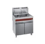 Friteuse professionnelle gaz 2x15 Litres sur placard DIAMOND
