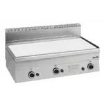 Plancha professionnelle gaz lisse 3 zones large MBM profondeur 600mm Plancha professionnelle gaz lisse 3 zones large MBM profondeur 600mm