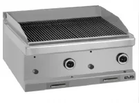 Grill charcoal gaz à pierres de lave à poser 2 zones MBM - MAGISTRA 700
