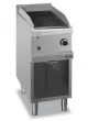 Grill charcoal gaz  pierres de lave sur placard ouvert MBM - MAGISTRA 700