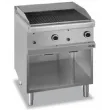 Grill charcoal gaz  pierres de lave 2 zones sur placard ouvert MBM - MAGISTRA 700