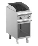 Grill charcoal gaz à pierres volcaniques sur placard ouvert MBM - DOMINA PRO 700
