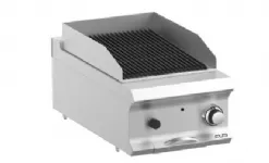 Grill charcoal gaz  pierres volcaniques  poser MBM - DOMINA PRO 700